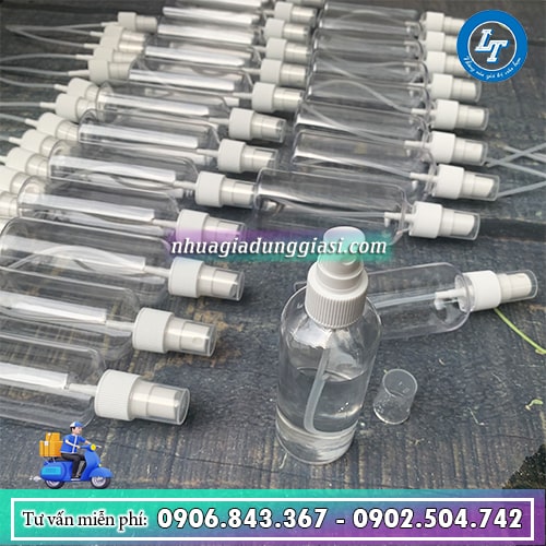 Vỏ chai xịt phun sương có nắp đậy Vỏ chai xịt phun sương có nắp đậy