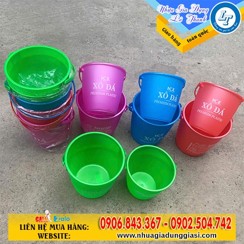 Xô đá giá rẻ gọn nhẹ nhiều dung tích Xô đá giá rẻ gọn nhẹ nhiều dung tích