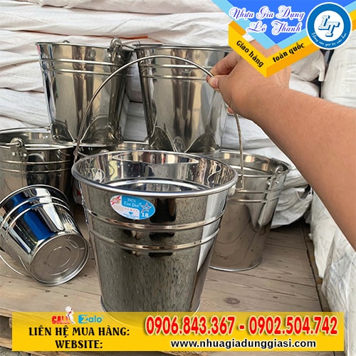 Xô đá inox Xô đá inox