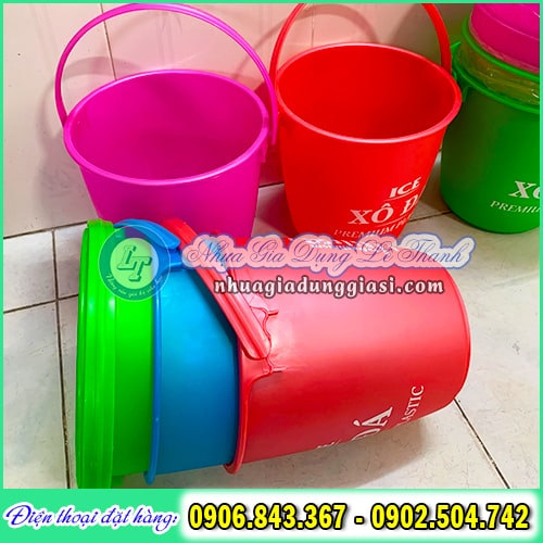 Xô đựng đá nhựa PP bền đẹp Xô đựng đá nhựa PP bền đẹp