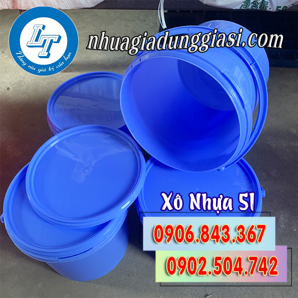 Xô nhựa 5l giá rẻ