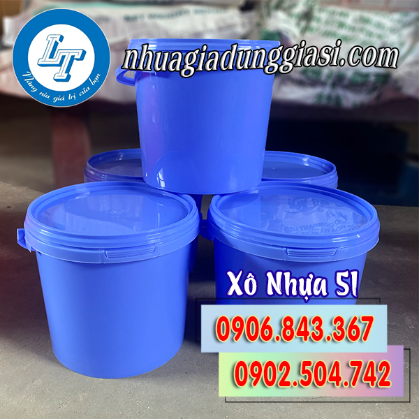 Xô nhựa 5l giá sỉ