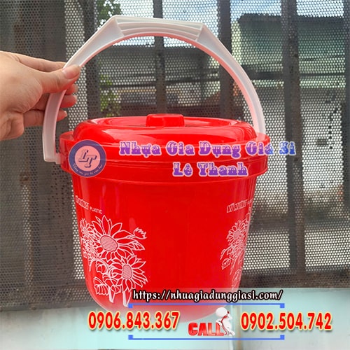 Xô nhựa bông 5l Xô nhựa bông 5l