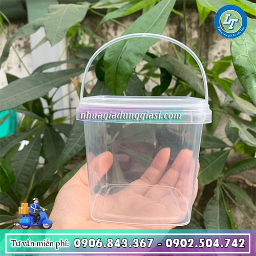 Xô nhựa đựng trà sữa nhỏ gọn Xô nhựa đựng trà sữa nhỏ gọn
