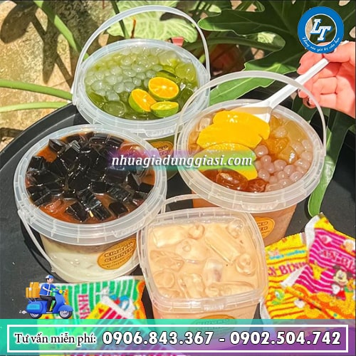 Xô nhựa đựng trà sữa Xô nhựa đựng trà sữa