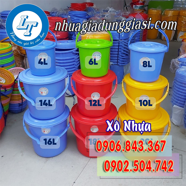 Xô nhựa giá sỉ