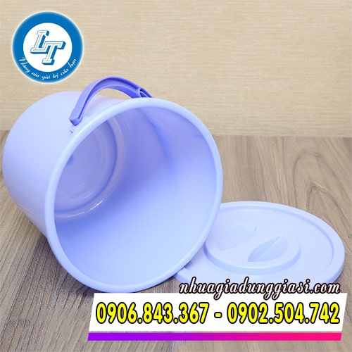 Xô nhựa lòng sâu rộng