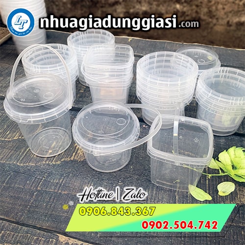 Xô nhựa mini đựng trà sữa nhiều dung tích Xô nhựa mini đựng trà sữa nhiều dung tích