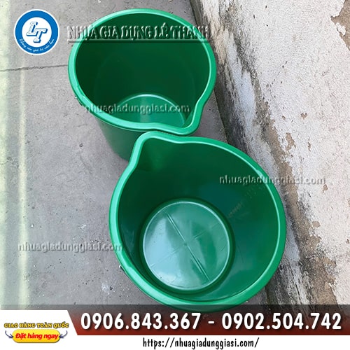 Xô nhựa quai sắt miệng phễu Xô nhựa quai sắt miệng phễu