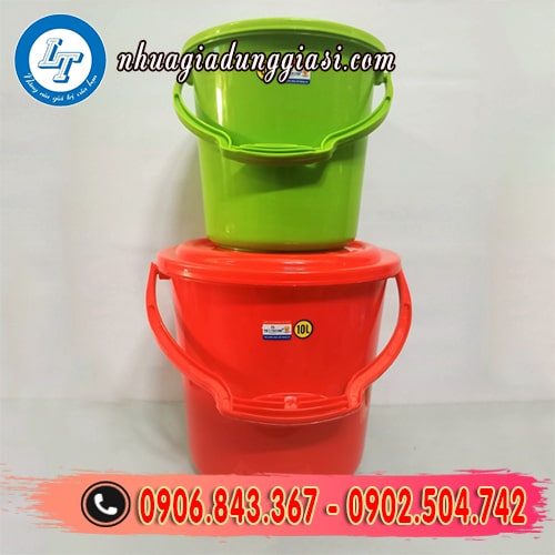 Xô nhựa tròn nhiều dung tích sử dụng