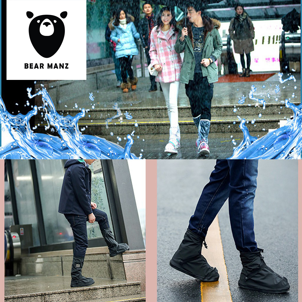 Ủng đi mưa cổ cao – Bọc giày đi mưa cho giày cổ cao - BEAR MANZ