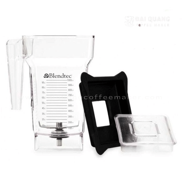 Cận cảnh lưỡi dao cùn an toàn và nắp Gripper của cối Blendtec WildSide