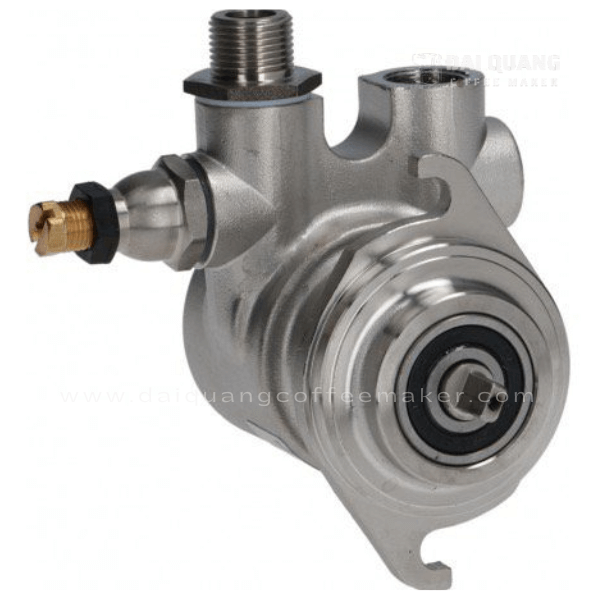 Cận cảnh chi tiết kỹ thuật của đầu bơm FAEMA