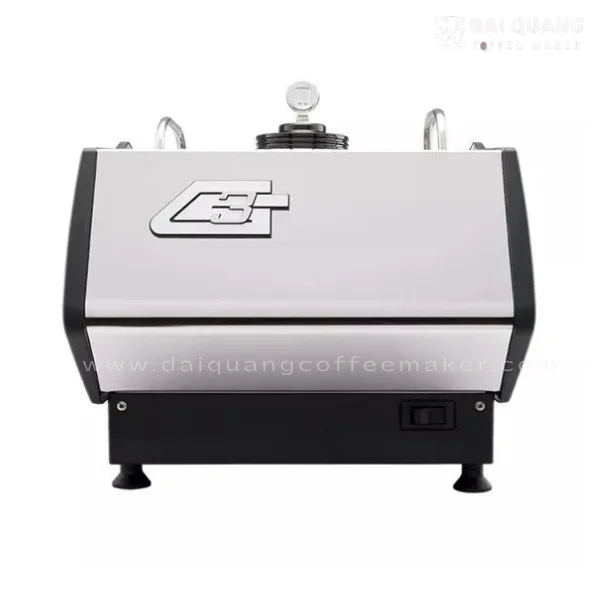 Mặt sau thiết kế đơn giản với logo GS3 và đồng hồ áp suất tích hợp