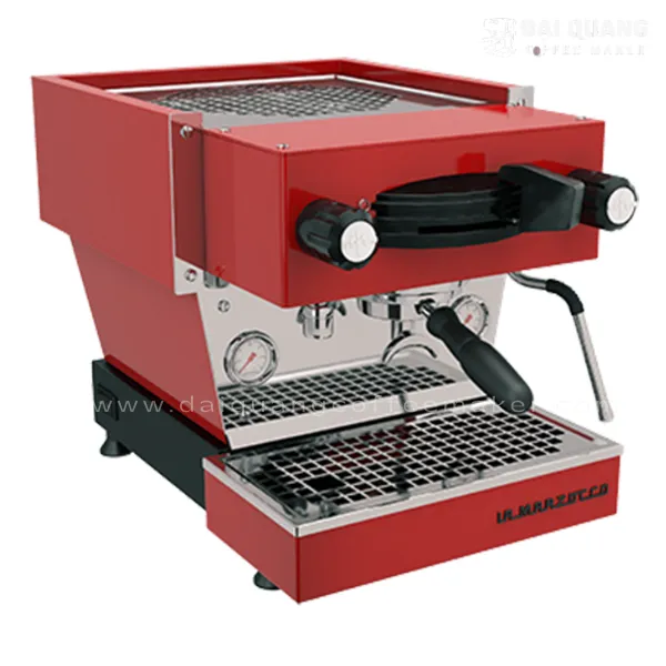 Hình ảnh thực tế của máy pha cà phê La Marzocco Linea Mini Colors – nhỏ gọn, hiện đại, phù hợp gia đình và quán nhỏ