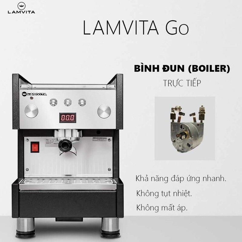 Boiler trực tiếp trong máy pha cà phê Lamvita Go