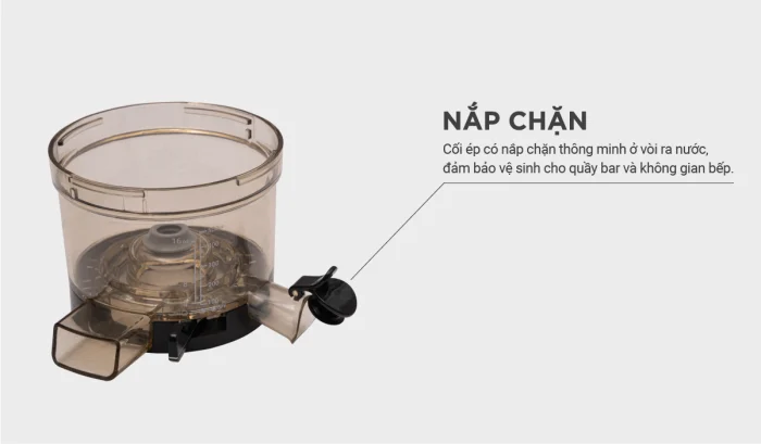 Máy ép chậm Uniblend E250 với công nghệ ép trái cây siêu tốc vắt kiệt nước