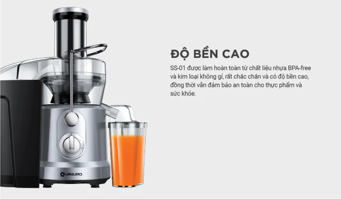 Máy ép trái cây Uniblend SS-01 với độ bền cao
