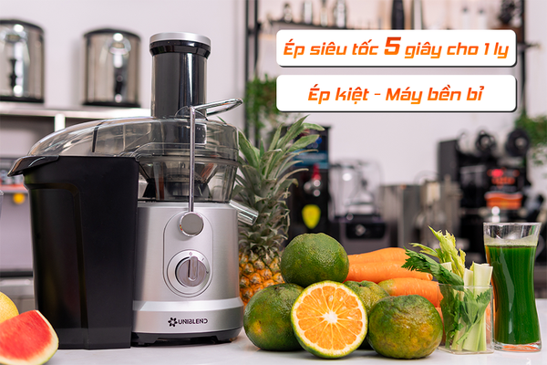 Công nghệ ép trái cây siêu tốc từ Máy ép trái cây Uniblend SS-01