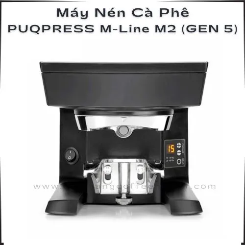 Hình ảnh chính diện Máy Nén Cà Phê PUQPRESS M-Line M2 Gen 5 – Thiết kế hiện đại, nén tự động thông minh