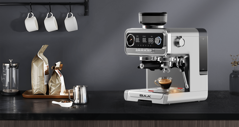 Với công suất 150 - 200 ly/ngày, Máy pha cà phê BAA 969 rất phù hợp cho những mô hình kinh doanh vừa và nhỏ