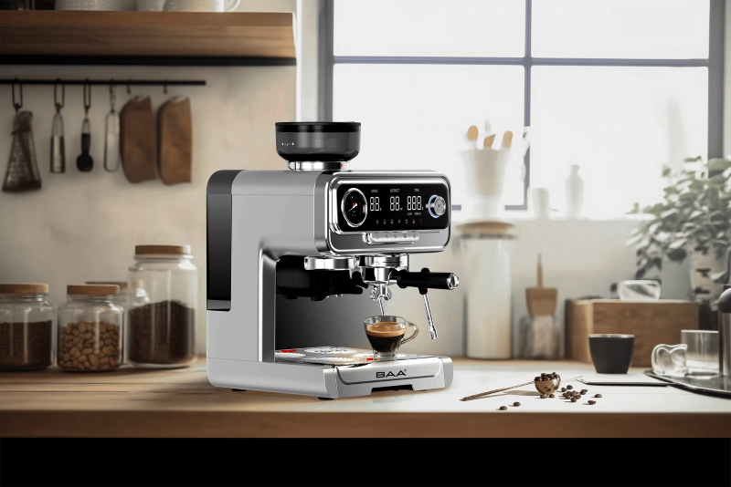 Máy pha cà phê BAA 696 công nghệ hiện đại, kiểu dáng mạnh mẽ