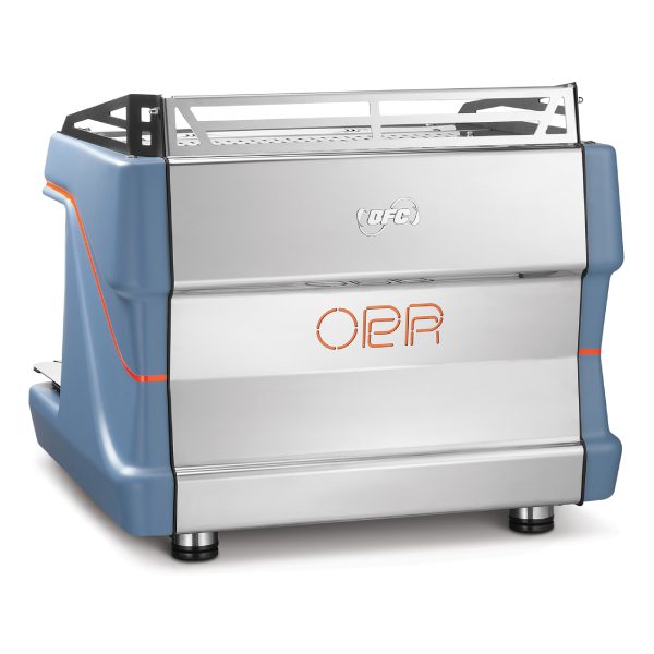 Mặt sau máy nổi bật với logo thương hiệu BFC và đường nét thép không gỉ sáng bóng – nâng tầm thẩm mỹ quầy bar