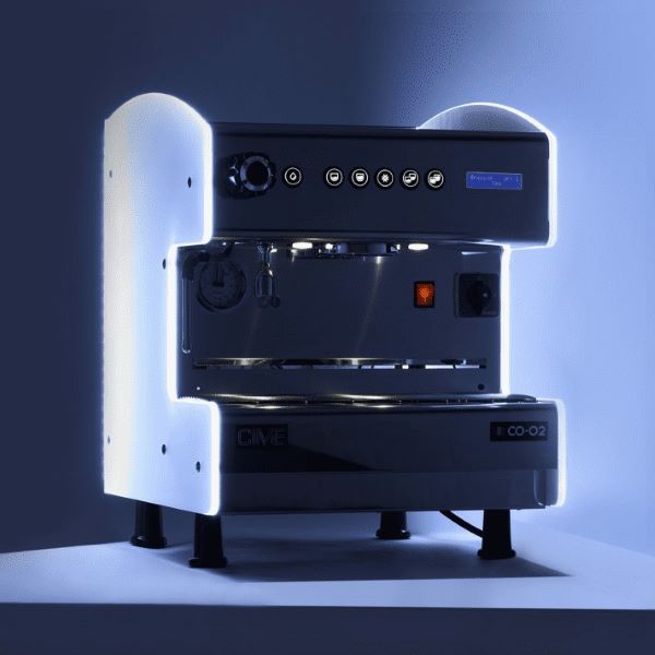 Máy pha cà phê CIME CO-02 LIGHT 1 group thiết kế ưu tiên chế độ an toàn và khả năng vệ sinh bảo trì dễ dàng