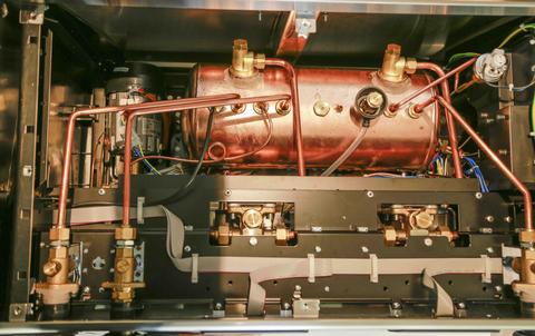 Dung tích nồi hơi 11l, Máy pha cà phê Rancilio Classe 5 USB 2 Group đảm bảo công suất phục vụ nhiều khách hàng cùng lúc