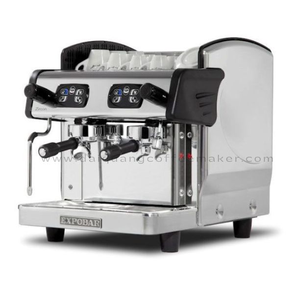 Máy pha cafe Expobar Zircon Compact 2 groups với thiết kế nhỏ gọn, tinh tế, phù hợp mọi không gian