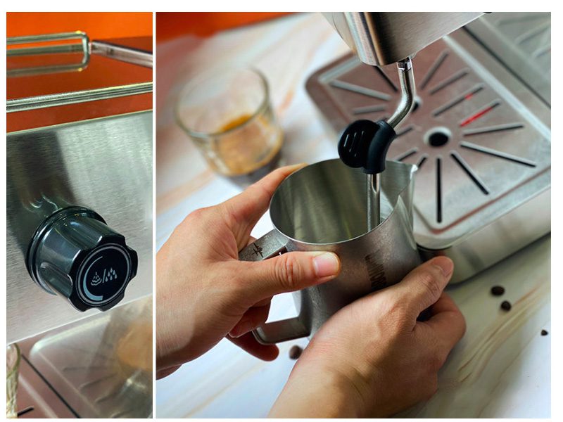 Máy pha cafe Gemilai 3005e dễ dàng sử dụng