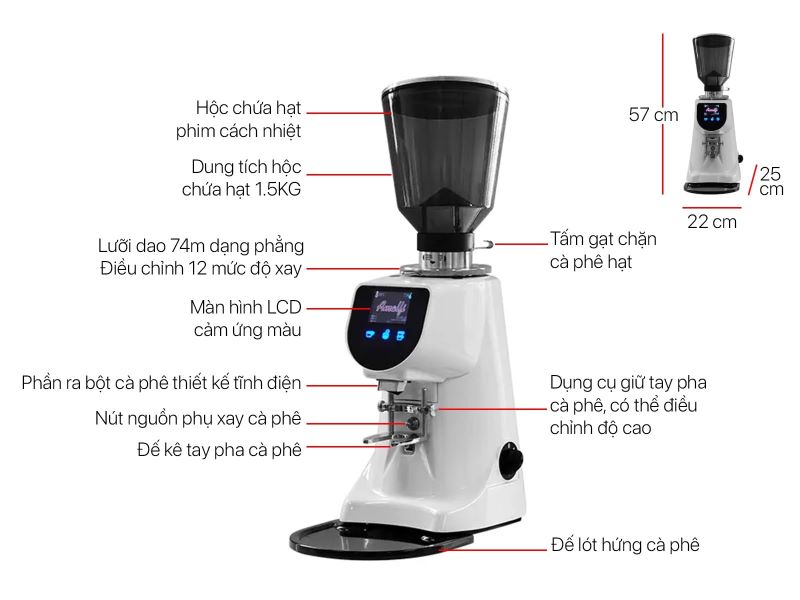 Máy xay Amalfi A85 Plus với nhiều đặc điểm ưu việt