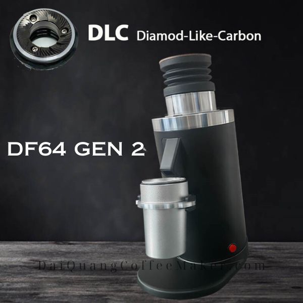 Thiết kế lưỡi dao phẳng phủ DLC của máy xay cà phê DF64 Gen 2