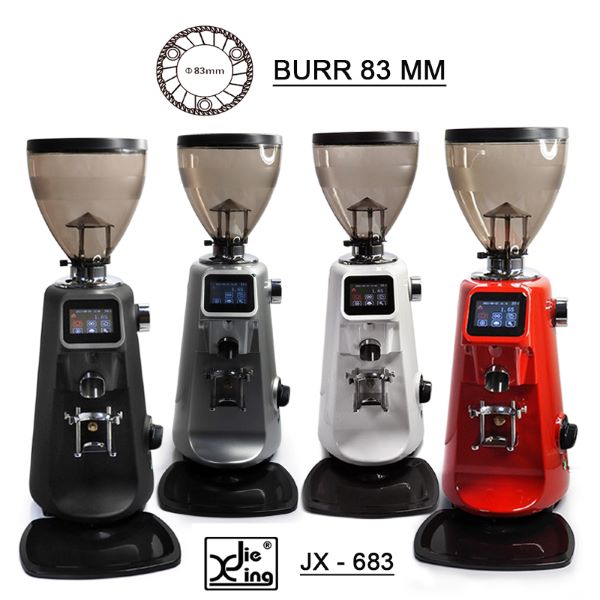 Máy xay cà phê JIEXING JX 683 với thiết kế nhỏ gọn, hiện đại