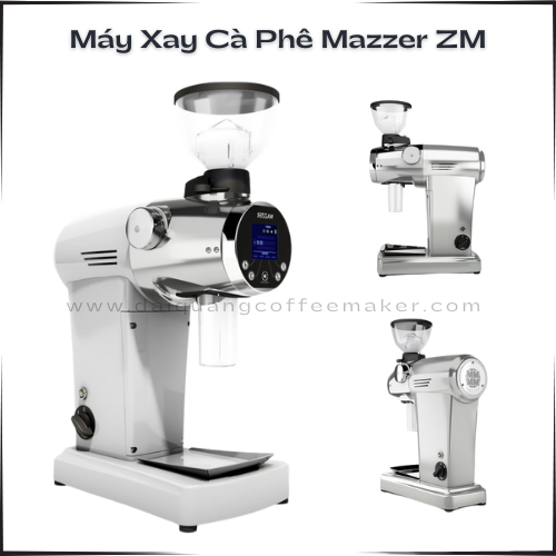 Máy xay cà phê Mazzer ZM lưu trữ tới 20 chế độ xay khác nhau