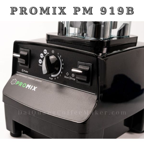 Promix PM 919B trang bị nút bấm cơ học với độ bền cao cùng tính năng hẹn giờ thông minh giúp tiết kiệm thời gian cho người sử dụng