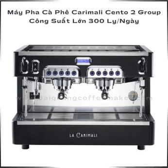 Máy Pha Cà Phê Carimali Cento 2 Groups - Công Suất Lớn 300 Ly/Ngày