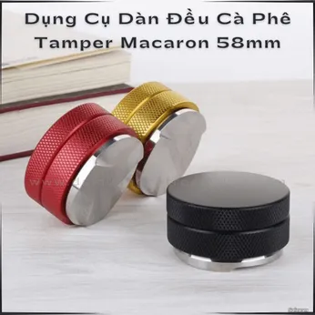 Dụng Cụ Dàn Đều Cà Phê Macaron 58mm (Tamper Macaron)