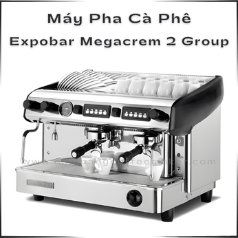 Máy Pha Cà Phê Expobar Megacrem 2 Group – Giải Pháp Phục Vụ 400 Ly/Ngày