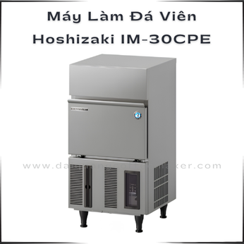 Máy Làm Đá Hoshizaki IM-30CPE – Bản Mini (Rộng 398mm), Đá Viên Tiêu Chuẩn 28mm