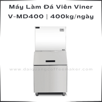  Máy Làm Đá Viner V-MD400 – Công Suất 400kg/Ngày, Giải Pháp Tối Thượng Cho Hệ Thống Quy Mô Cực Lớn