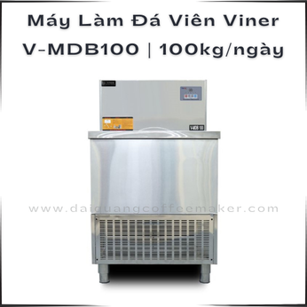Máy Làm Đá Viner V-MDB100 – Năng Suất 100kg/Ngày, Thiết Kế Tối Ưu Cho Không Gian Quầy Bar