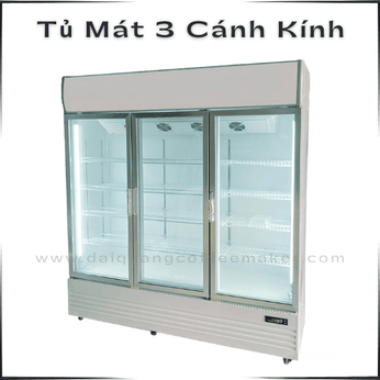 Tủ Mát Trực Tiếp 3 Cánh Kính (1500L) – Giải Pháp Trưng Bày Đồ Uống Tối Ưu Chi Phí