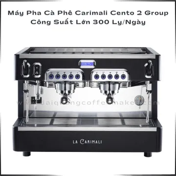 Máy Pha Cà Phê Carimali Cento 2 Groups - Công Suất Lớn 300 Ly/Ngày