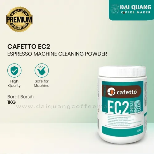 Bột Vệ Sinh Máy Pha Cà Phê Cafetto EC2 Hũ 1kg (Chính Hãng Úc)