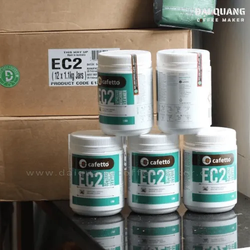 Bột Vệ Sinh Máy Pha Cà Phê Cafetto EC2 Hũ 1kg (Chính Hãng Úc)