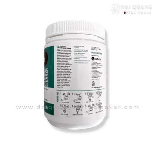 Bột Vệ Sinh Máy Pha Cà Phê Cafetto EC2 Hũ 1kg (Chính Hãng Úc)