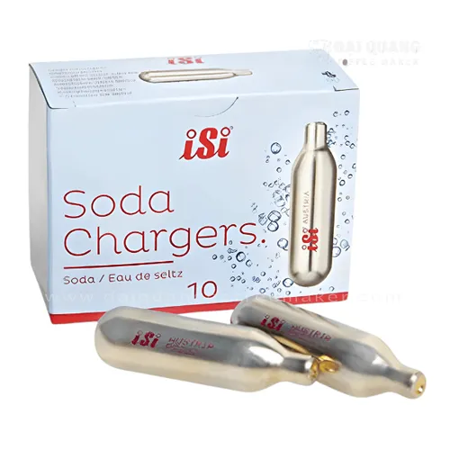 Viên Gas Soda iSi CO2 - Professional Chargers (Hộp 10 viên)