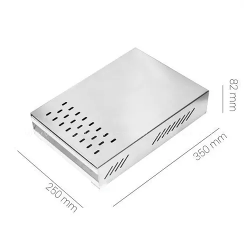 Hộp Đập Bã Cà Phê Amada Inox Hình Chữ Nhật