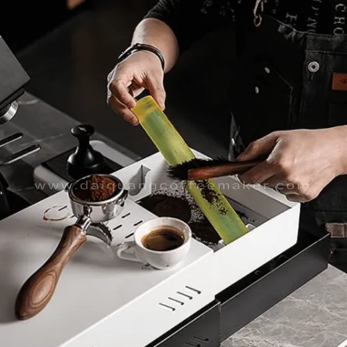 Hộp Đập Bã Cà Phê Amada Inox Hình Chữ Nhật